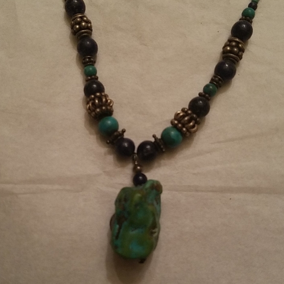 3 vintage turquoise necklaces - Picture 10 of 10